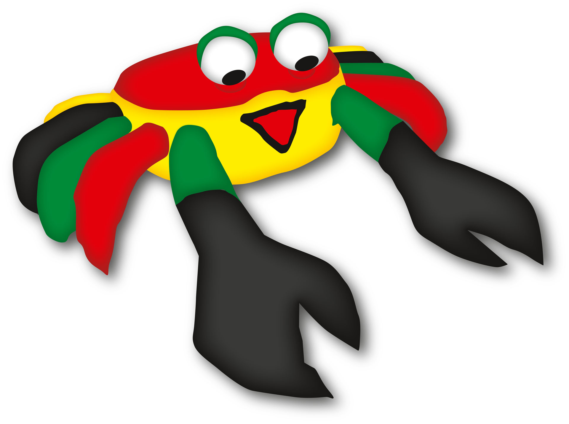 BOUNCING BUDDY 'BILLY THE CRAB' RASTA 3M